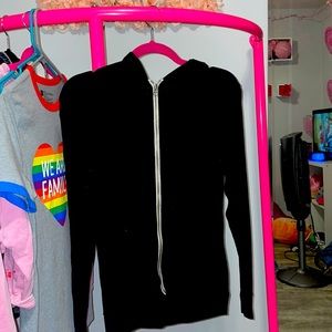 Black old navy zipper up